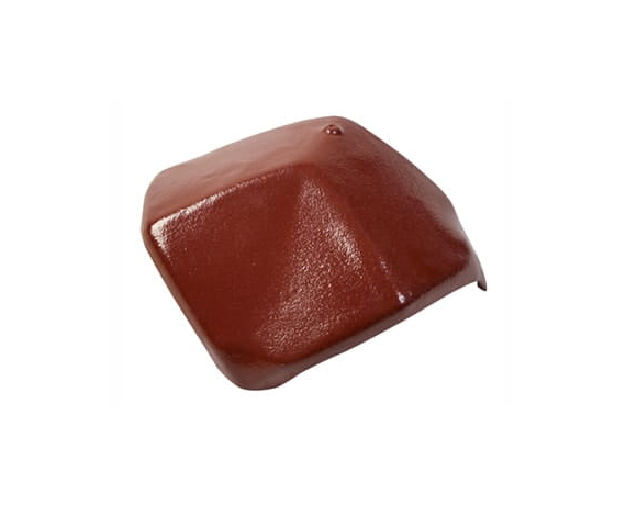 Вальмовая черепица, Турмалин, Глазурь каштан