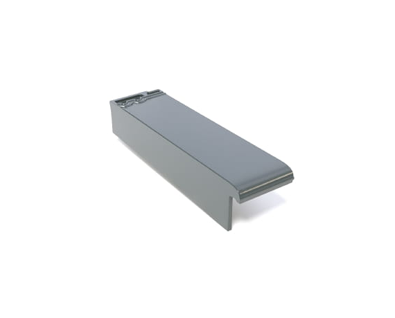 Боковая половинчатая левая черепица, Турмалин, Глазурь кедр