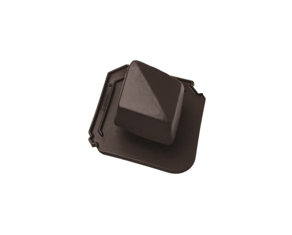  Черепица с вентиляционной насадкой, Изумруд, Глазурь тик