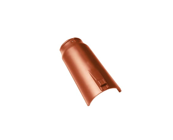 Коньковая черепица, Опал, Ангоб красное пламя