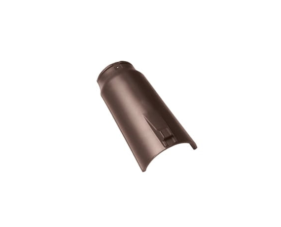 Коньковая черепица, Опал, Ангоб темно-коричневый