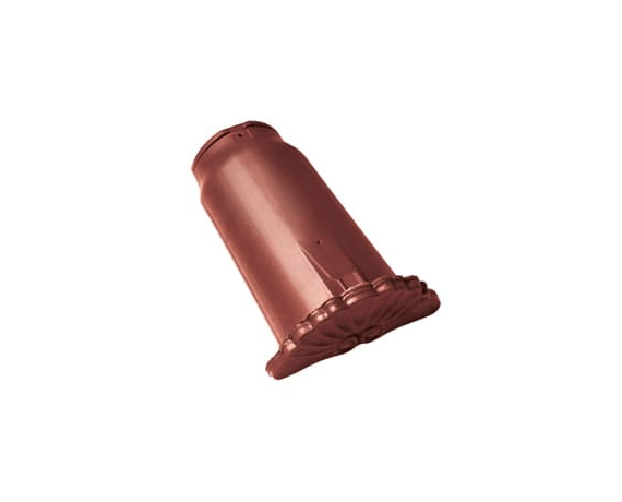 Начальная коньковая черепица, Опал, Глазурь красный бук