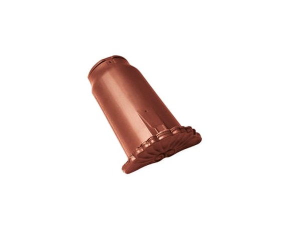 Начальная коньковая черепица, Опал, Глазурь каштан