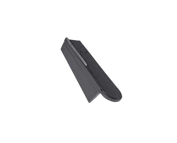 Боковая левая черепица, Опал, Глазурь глубокий черный