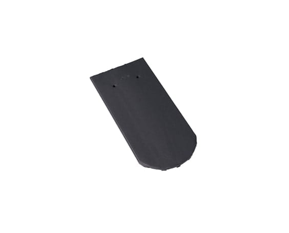 Вентиляционная черепица, Опал, Глазурь глубокий черный