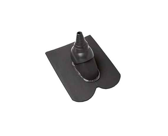 Черепица с насадкой для антенны, Опал, Глазурь королевский серый