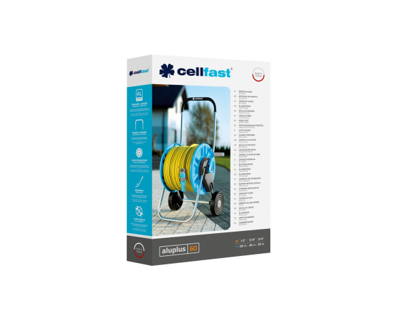 Тележка для шланга ALUPLUS 60м 1/2' 55-260