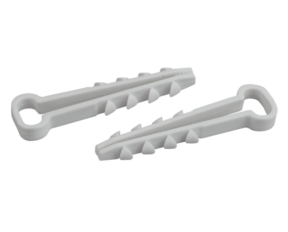 Дюбель-хомут ЭРА для плоского кабеля d5-8 нейлон белый (уп 100 шт)