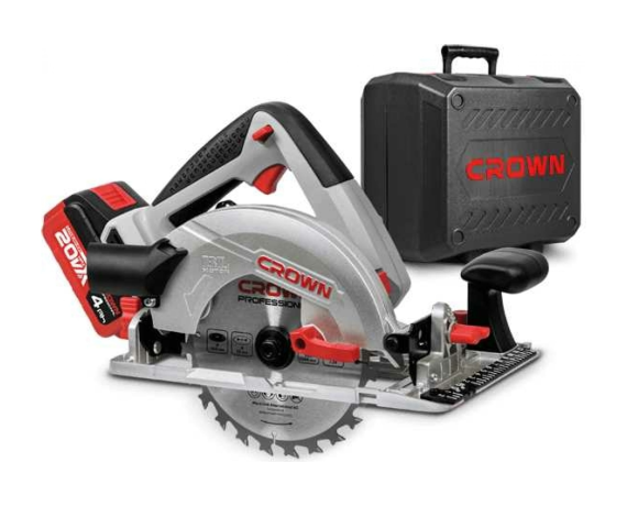 Аккумуляторная дисковая пила CROWN CT25002-165НХ 5500об/мин