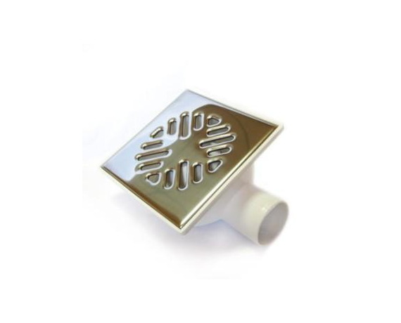 Трап косой 50 15*15 с металл. решеткой СУХОЙ затвор