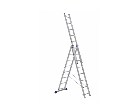 5308 (224/363/504см) Алюмин. трехсекц. универсал. лестница