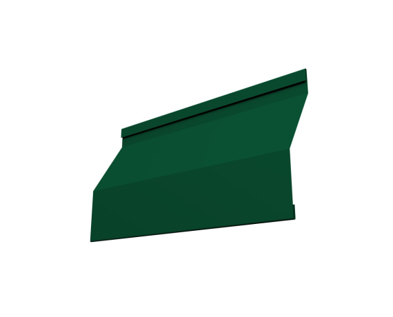 Ламель забора жалюзи Milan Slim 0,45 PE-Double с пленкой RAL 6005 зеленый мох