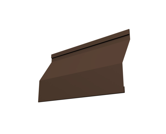 Ламель забора жалюзи Milan Slim 0,45 PE-Double RAL 8017 шоколад