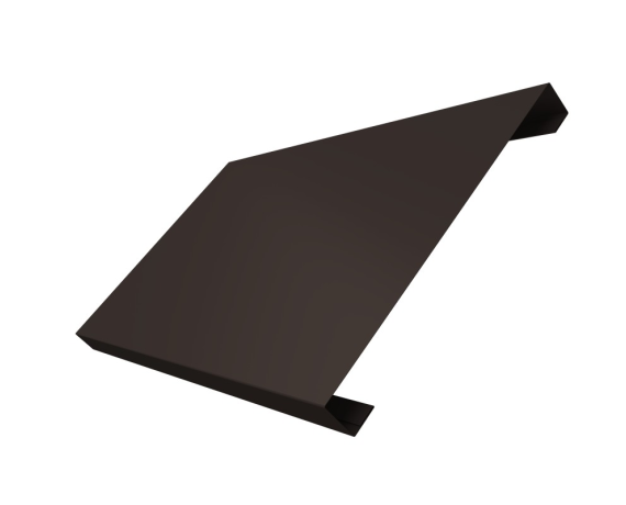 Ламель лицевая 200 забора жалюзи Texas 0,45 PE-Double с пленкой RR 32 темно-коричневый