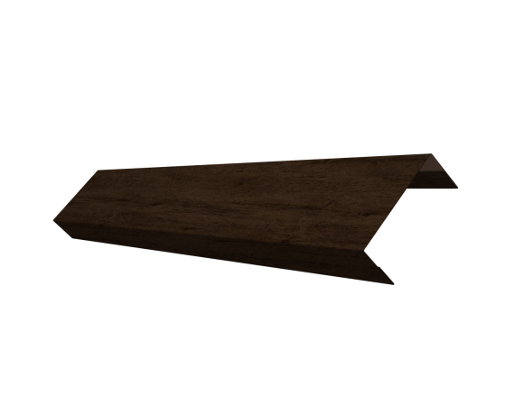 Ламель лицевая 50 забора жалюзи Texas 0,45 Print Elite с пленкой Antique Wood TwinColor