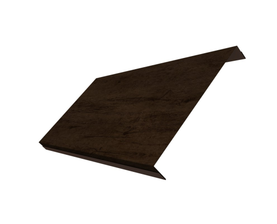 Ламель обратная 200 забора жалюзи Texas 0,45 Print Elite с пленкой Antique Wood TwinColor