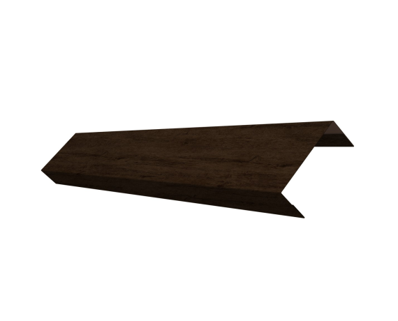 Ламель обратная 50 забора жалюзи Texas 0,45 Print Elite с пленкой Antique Wood TwinColor