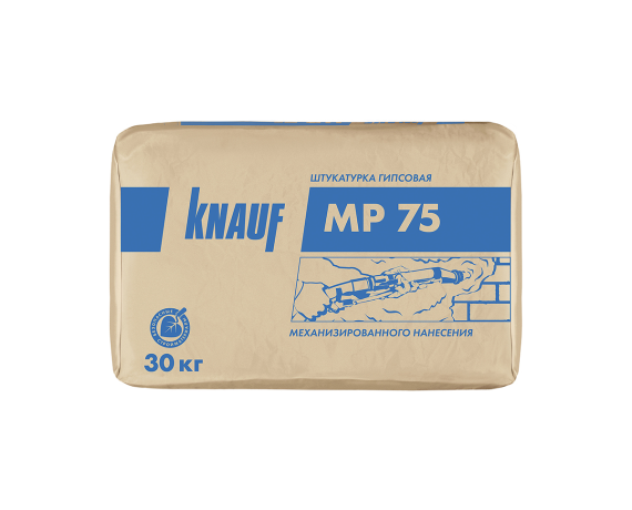 Штукатурка KNAUF МP-75 гипсовая машинного нанесения 30 кг