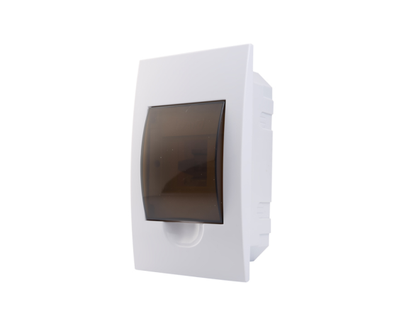 LUXRAY 731-1000-004 бокс с прозрачной крышкой ЩРВ-П-4 внутренний IP40