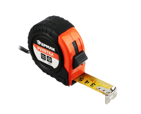 Ермак Рулетка 7,5м/25мм магнитная