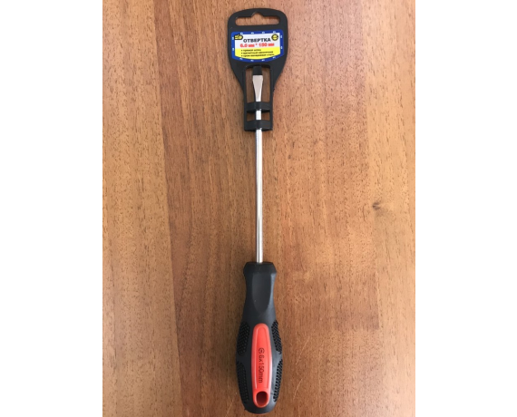Отвертка шлицевая 6,0*150мм 