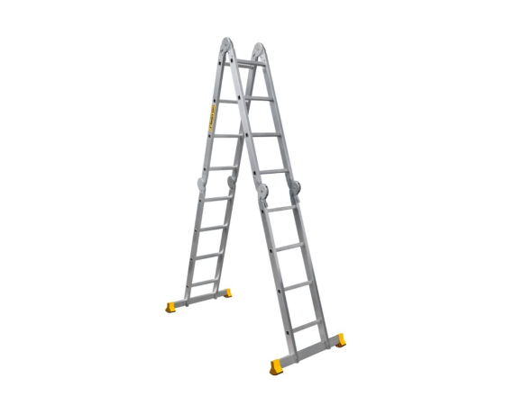 Лестница алюм шарнирная Т455 (4*5) (1436*2762*5690)