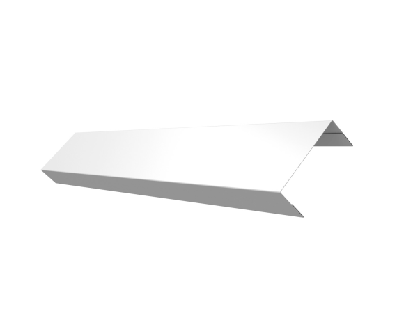 Ламель обратная 50 забора жалюзи Texas 0,45 PE с пленкой RAL 9003 сигнальный белый