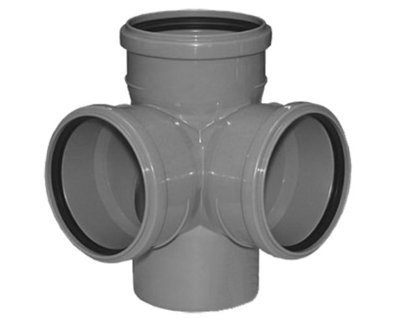 Крестовина двухплоскостная (канализационная) 110/110/110/90