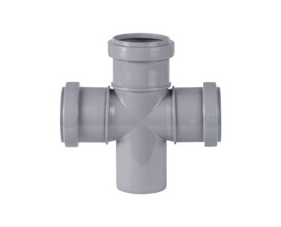 Крестовина одноплоскостная (канализационная) 50/50/50/90