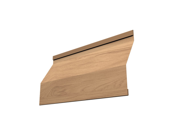 Ламель забора жалюзи Milan Slim 0,45 Print Elite Honey Wood TwinColor