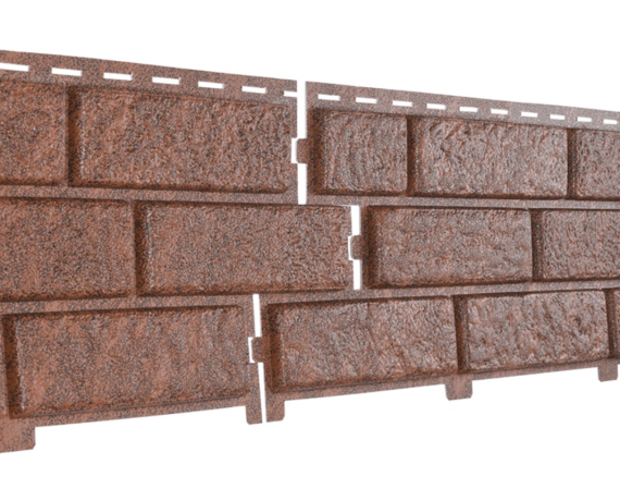 Сайдинг виниловый Stone-House КИРПИЧ красный 0,23*3,025 10 шт./уп.