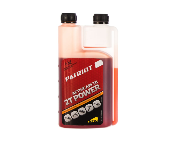Масло минер. 2-х такт. дозаторн. Patriot 1л.