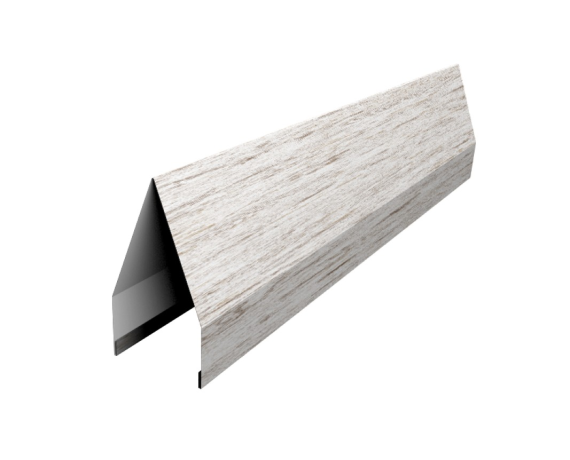 Ламель забора жалюзи Tokyo new 0,45 Print Elite Snow Wood TwinColor