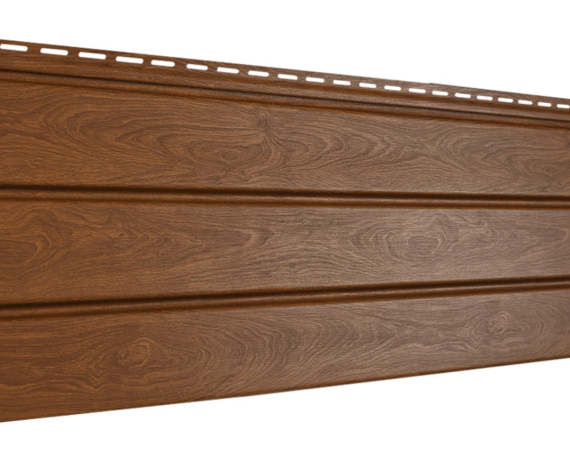 Подшивка крыши без перфорации Софит Pro дуб золотой 0,3*3,0 10шт./уп.