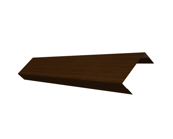 Ламель обратная 50 забора жалюзи Texas 0,45 Print Elite с пленкой Choco Wood TwinColor