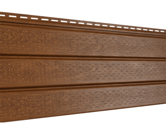 Подшивка крыши с перфорацией Софит Pro дуб золотой 0,3*3,0 10шт./уп.