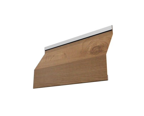 Ламель забора жалюзи Milan Slim 0,45 Print Premium Pine Wood Fresh
