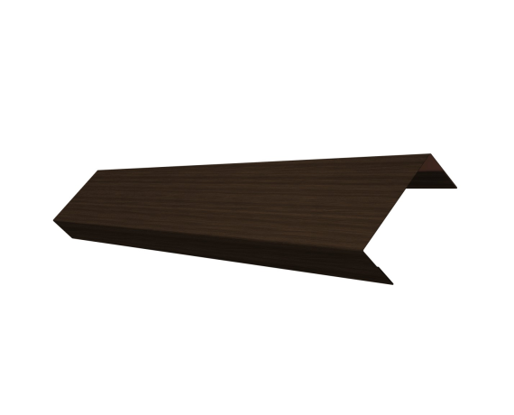 Ламель лицевая 50 забора жалюзи Texas 0,45 Print Elite с пленкой Coffee Wood TwinColor