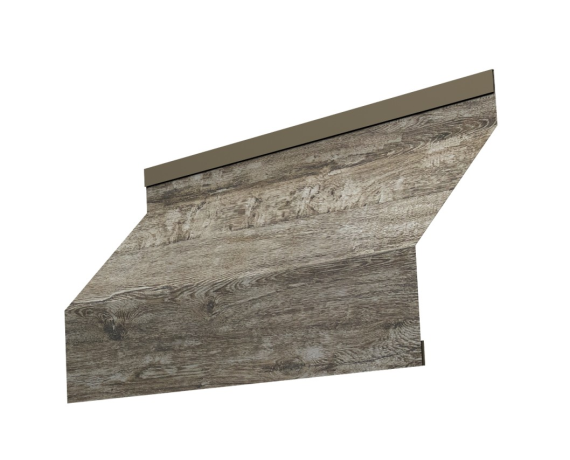 Ламель забора жалюзи Milan new 0,45 Print Elite с пленкой Nordic Wood TwinColor