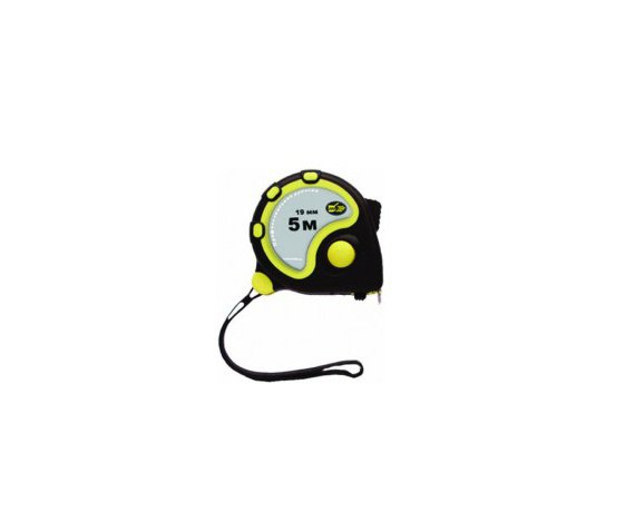 888 Рулетка резино-пласт.корпус нейлон-5м/19мм магнит 
