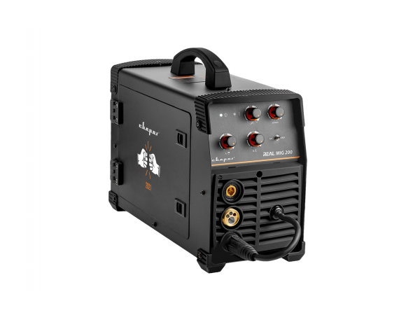Инвертор сварочный MIG 200 REAL Black (маска+краги) N24002N