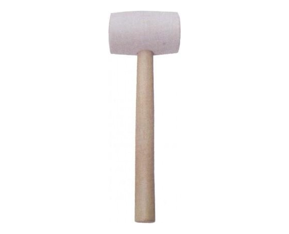 Киянка резиновая белая 230 гр 