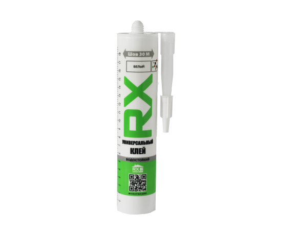 Жидкие гвозди водостойкие белые RX Formula 260мл 