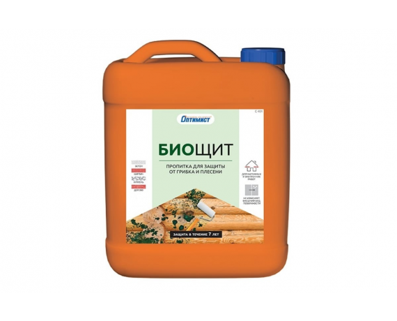 Пропитка Биощит от грибка и плесени для нар. и внут. раб.Оптимист 5л