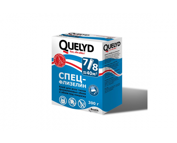 Клей обойный QUELYD СПЕЦ-ФЛИЗЕЛИН 300 гр