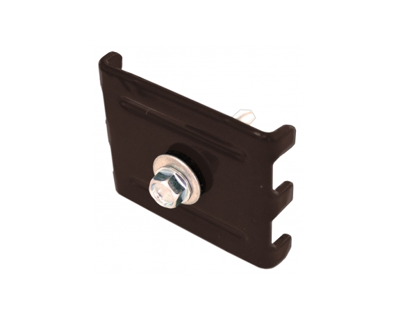 Крепление скоба и саморез 5,5*32 RAL 8017 Коричневый НАЛ