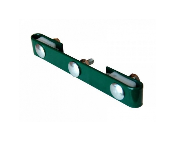 Крепление хомут для наконечника 62х55 RAL 6005 Зеленый