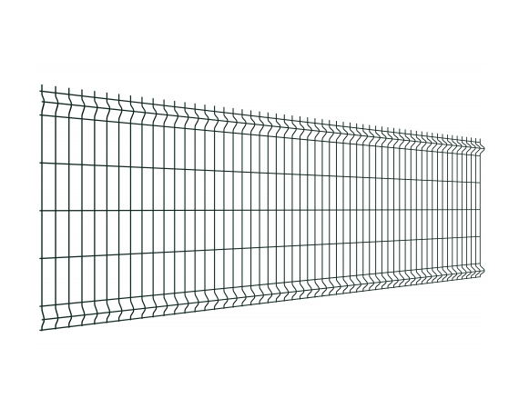 Панель Medium 1,03*2,5 м, ячейка 200*55 мм, пруток 4 мм RAL 6005 зеленый GL