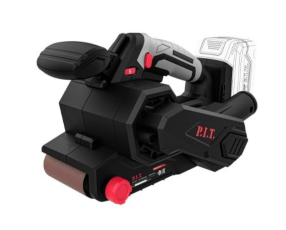 Аккумуляторная ленточная шлифмашина P.I.T. PBS20H-75B SOLO (20В,457*76 мм,120-380м/мин)