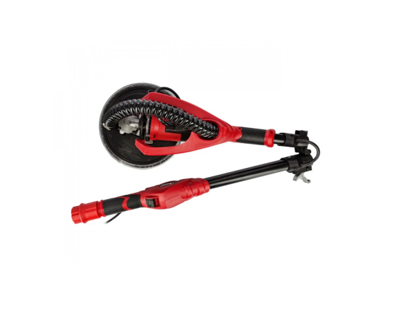 Шлифмашина для стен и потолков с телескоп.ручкй Number one DMJ850-SS1(850Вт,подсветка,диск 225мм)кей